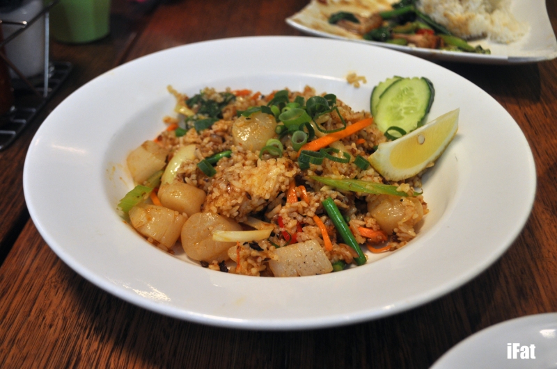Scallop fried rice with XO sauce