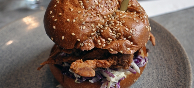 Soft Shell Crab Po Boy by Paramount Coffee Project