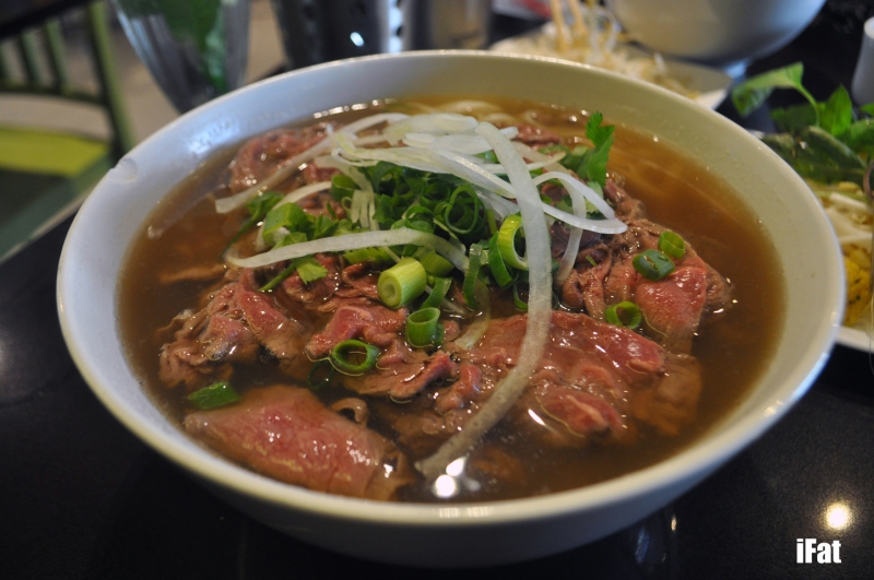 Mint Pho's signature beef noodle soup with wagyu beef