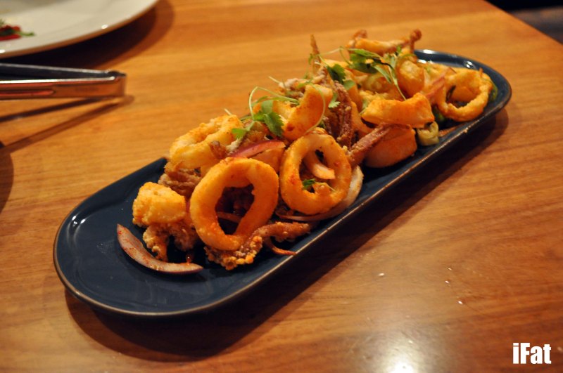 Paprika Salt & Pepper Baby Squid with Sofrito 